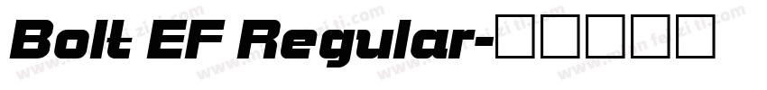 Bolt EF Regular字体转换